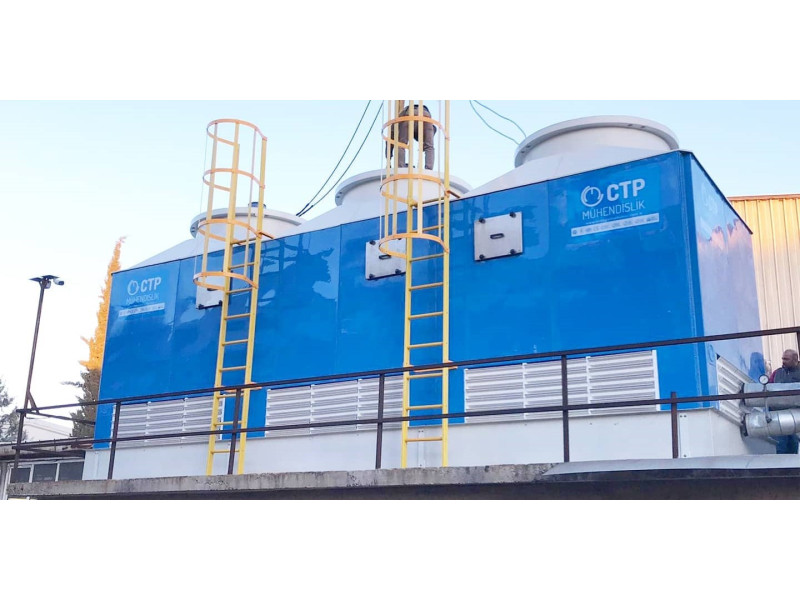 Як охолоджується вода в градирнях?