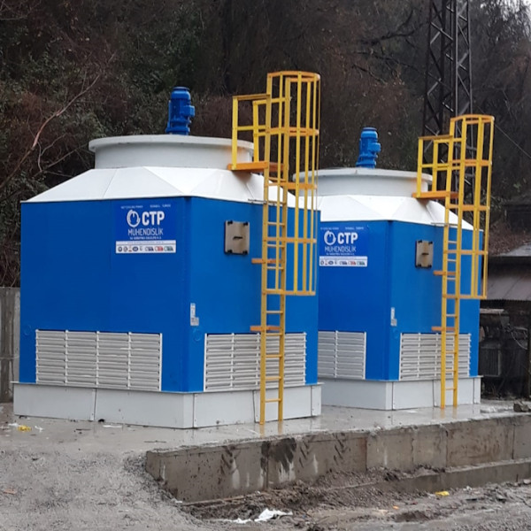 Випарна вентиляторна градирня 14 м³/год, 163 кВт CTP MFRP 1