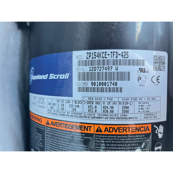 Чиллер для охолодження води 61,8 кВТ RC GROUP EAGLE T 060 (вживаний)