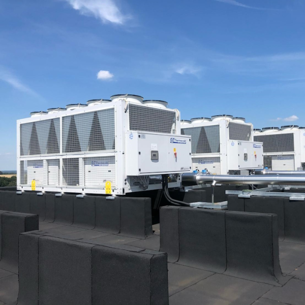 Чиллер для охолодження води 157 кВт повітря-вода Thermocold AWA XEA 050 R454B