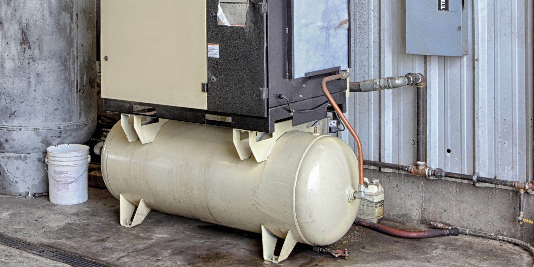 Гвинтовий або спіральний компресор фото