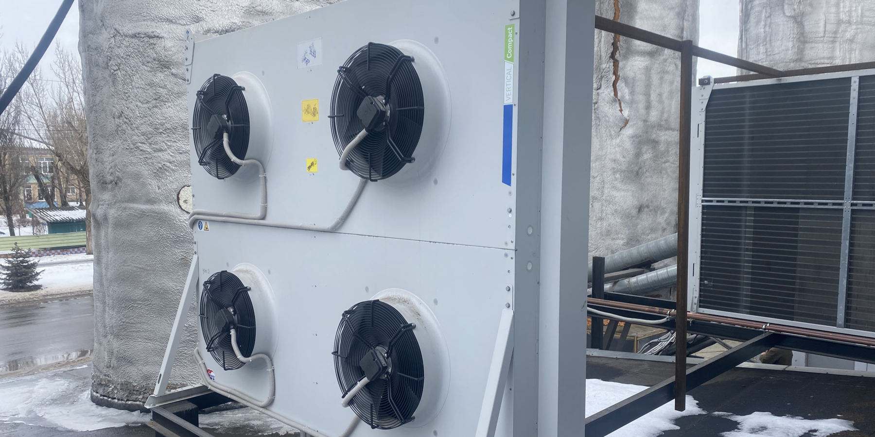 Конденсатор с воздушным охлаждением