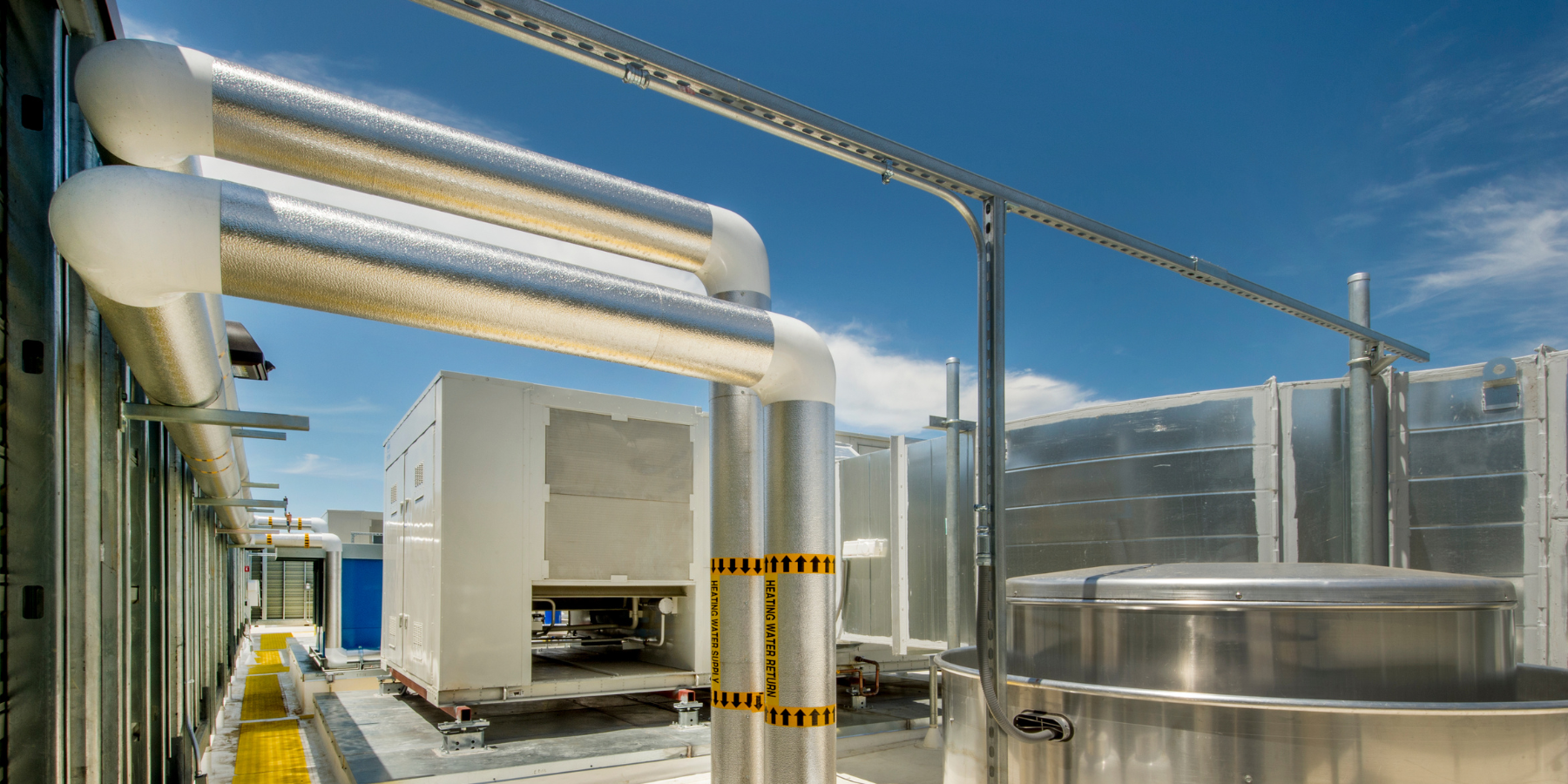 трубопровід сухої градирні