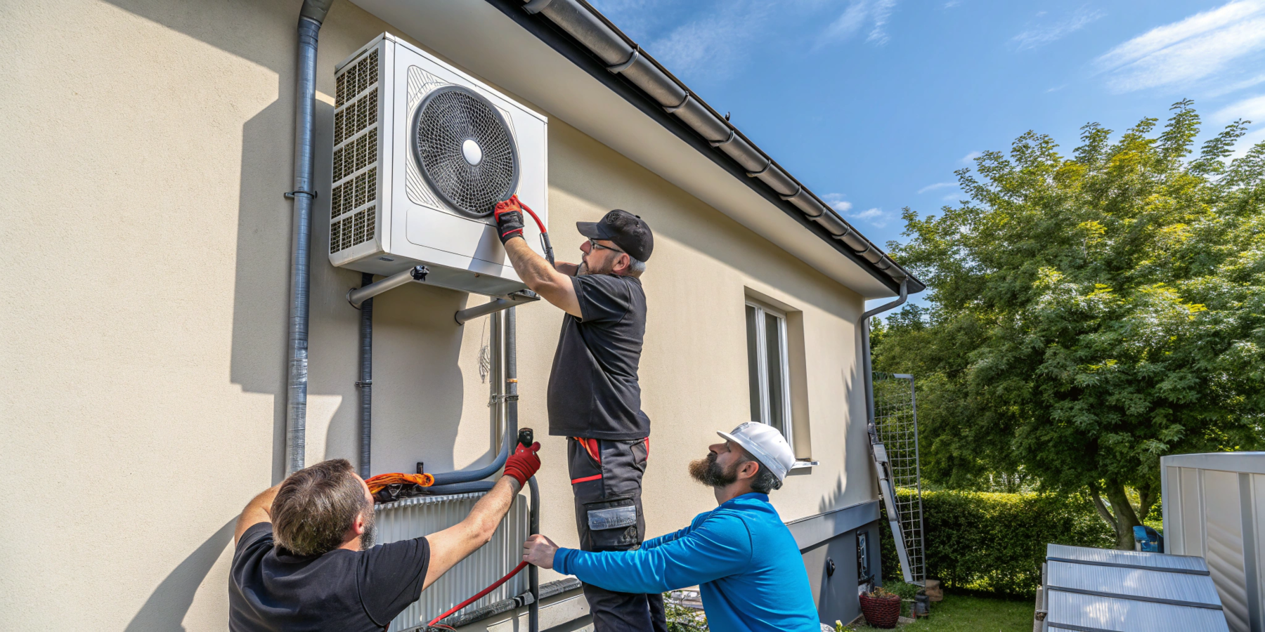 встановлення теплового насосу