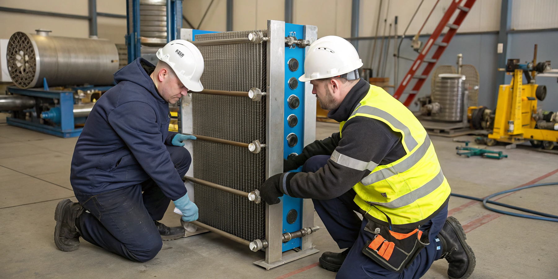 установка теплообмінника