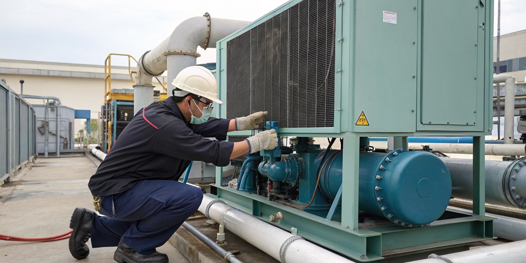 заправка чилера