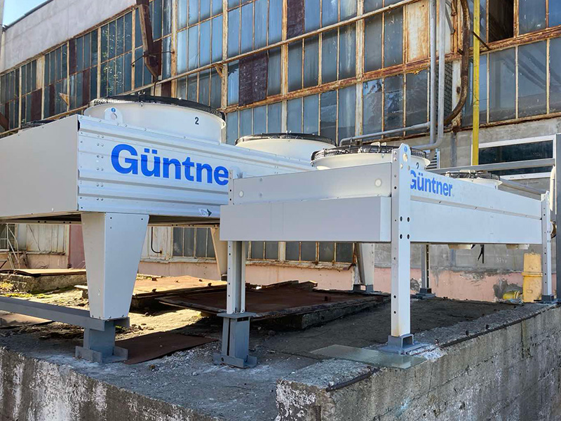 система охлаждения когенерационной установки на базе драйкулеров