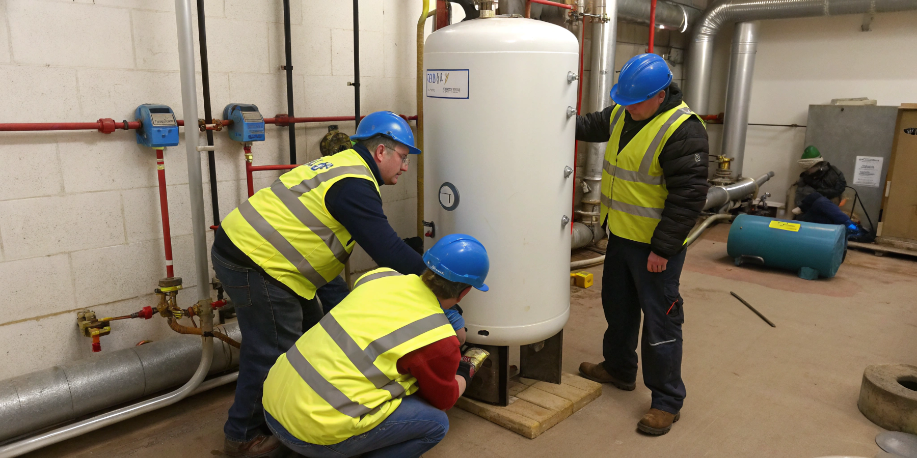 установка теплоакумулятора